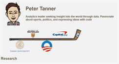 Desktop Screenshot of peter-tanner.com