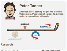 Tablet Screenshot of peter-tanner.com